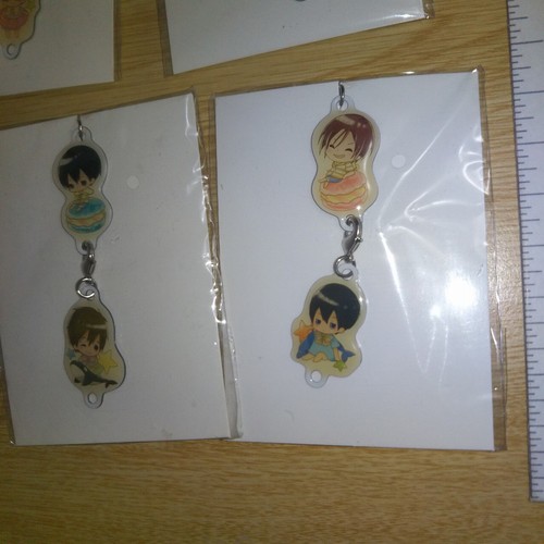 A59113 Free ! / Anime / Many Metal charm set - Picture 2 of 5