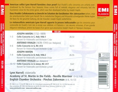 HAYDN, VIVALDI: CELLO CONCERTOS NEW CD