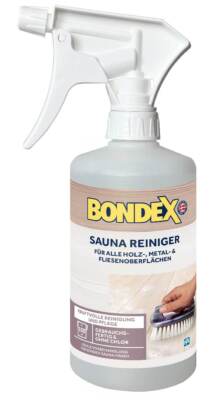 Bondex Sauna Reiniger farblos 500 ml | Mild | Lösemittelfrei | Ohne Chlor