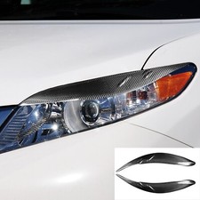 Kohlefaser Scheinwerfer Augenbrauen Zierabdeckung F&uuml;r Toyota Sienna LE SE 11&ndash;20