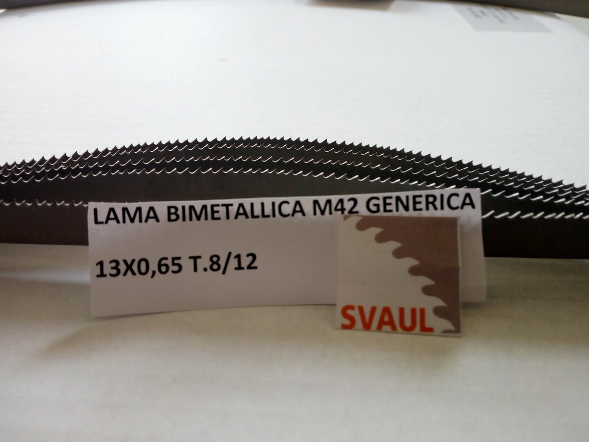 3 lame per sega a nastro, 2240 x 10 x 0,65 x 4 denti per pollice, lame per sega, Flexback, legno duro, legna da ardere, compensato, metallo non metallo /plastica