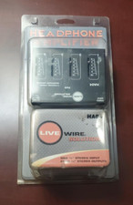Original Livewire Solutions 4-Channel Headphone Amp HA04 w/power supply. NOS