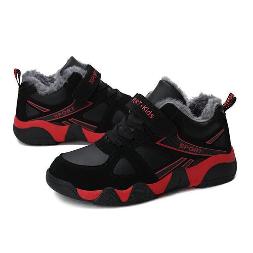 Winterschuhe Jungen Warm Gefüttert Schneestiefel Kinderschuhe Rutschfest NEU *-* - Bild 21 von 27