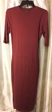Burgundy Bodycon Dress
