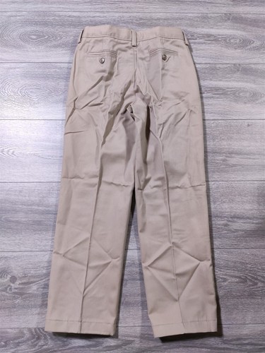 Lands End Pants Boys Size 12 Husky Khaki Beige School Uniform 25" Inseam - Picture 8 of 8