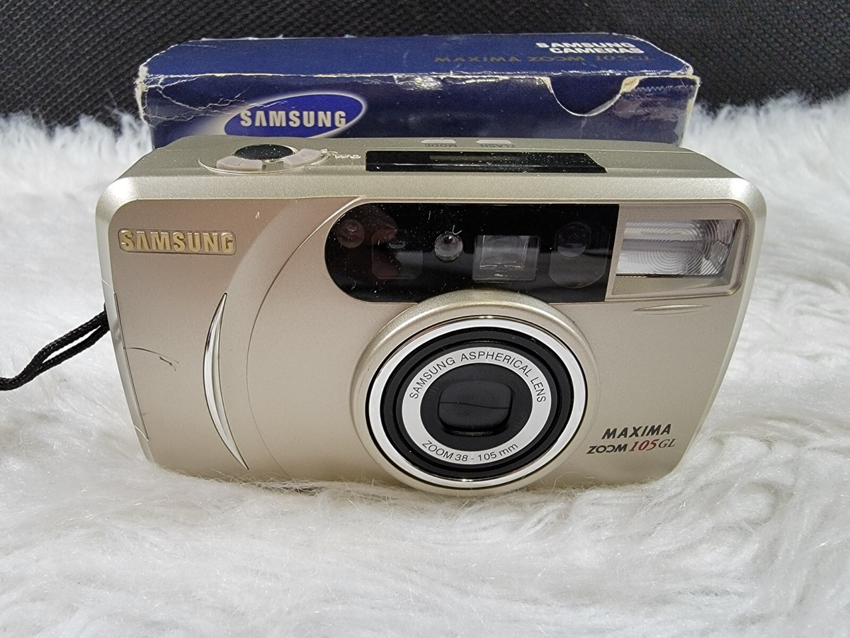 35mm Film Camera Samsung Maxima Zoom 105 Gl フィルムカメラ SAMSUNG