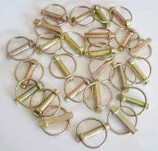 Lot of 50 Goliath Industrial 7/16" Lynch Pin - Yellow Zinc Finish LP716
