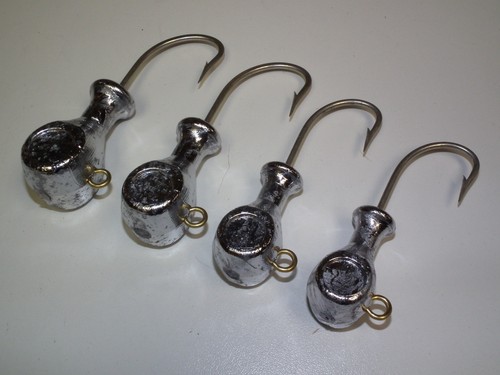 Saltwater Asprinhead Jig mold 5,6,8,10oz CNC Aluminum - Picture 4 of 8