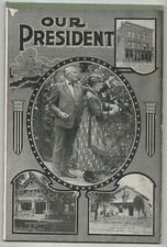 Unusual Warren Harding & Wife Ruled Kids Tablet Our President w/Marion Oh Scenes