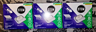 STEM Liquid Ant Baits Kills The Queen and Colony for Indoor Use 4 Cnt. 3 Pack