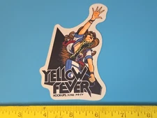 VTG HOOK UPS JEREMY KLEIN YELLOW FEVER GRAVE ZOMBIE NOS SKATEBOARD DECK STICKER
