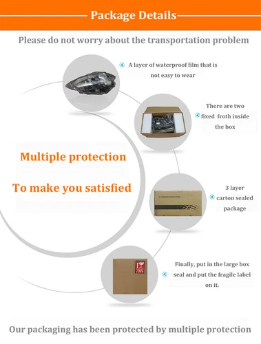 For Ford Edge 2011-2014 HID Headlight Assembly LED DRL yellow Turn Signal - Picture 12 of 13