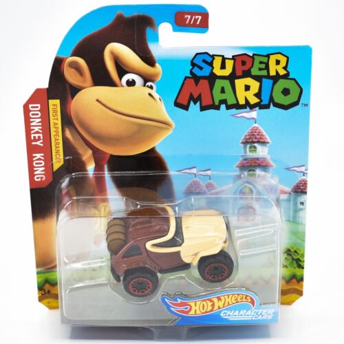 2017 Mattel Hot Wheels Donkey Kong First Appearance Super Mario Character Cars