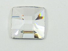 6 pcs. 10mm SQUARE CLASSIC CRYSTAL FLAT BACK European Rhinestones
