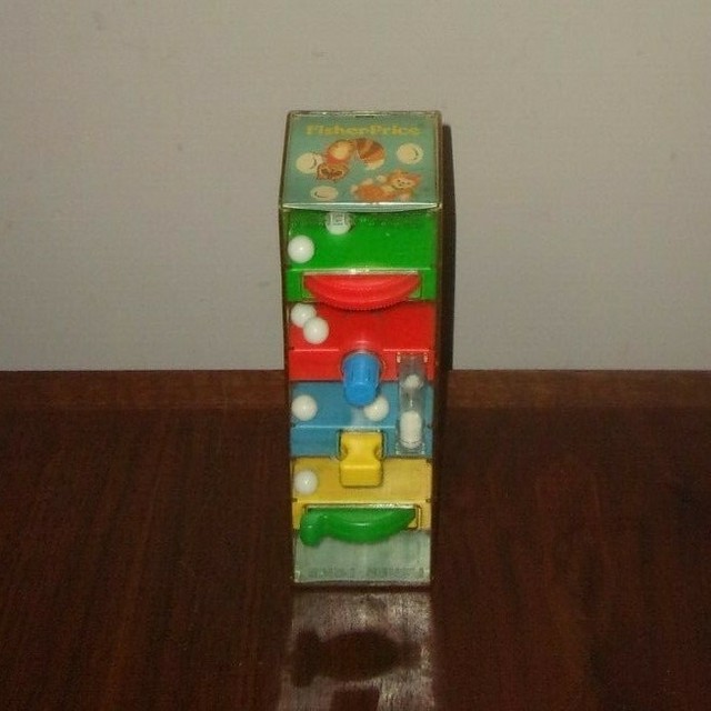 Vintage Fisher Price Tumble Tower 118 Marble Maze 1971 Sand Timer eBay