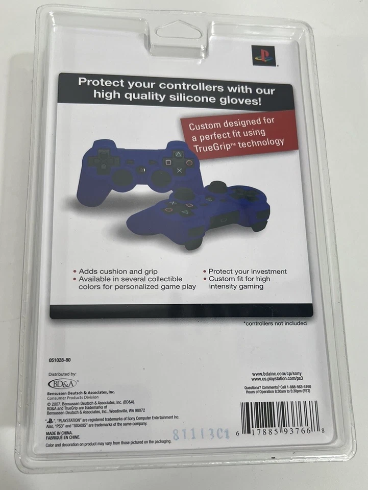 Nuevo SONY PLAYSTATION 3 - Controlador Inalámbrico Sensible al Calor Guante Recubrimiento Negro PS3 Foto 2 de 2