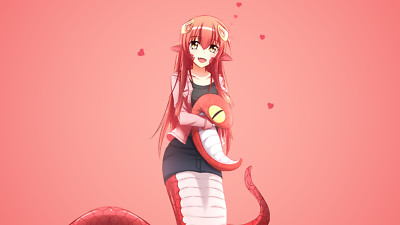 Anime monster musume no iru nichijou girls lamia  Custom Playmat Mat Pad