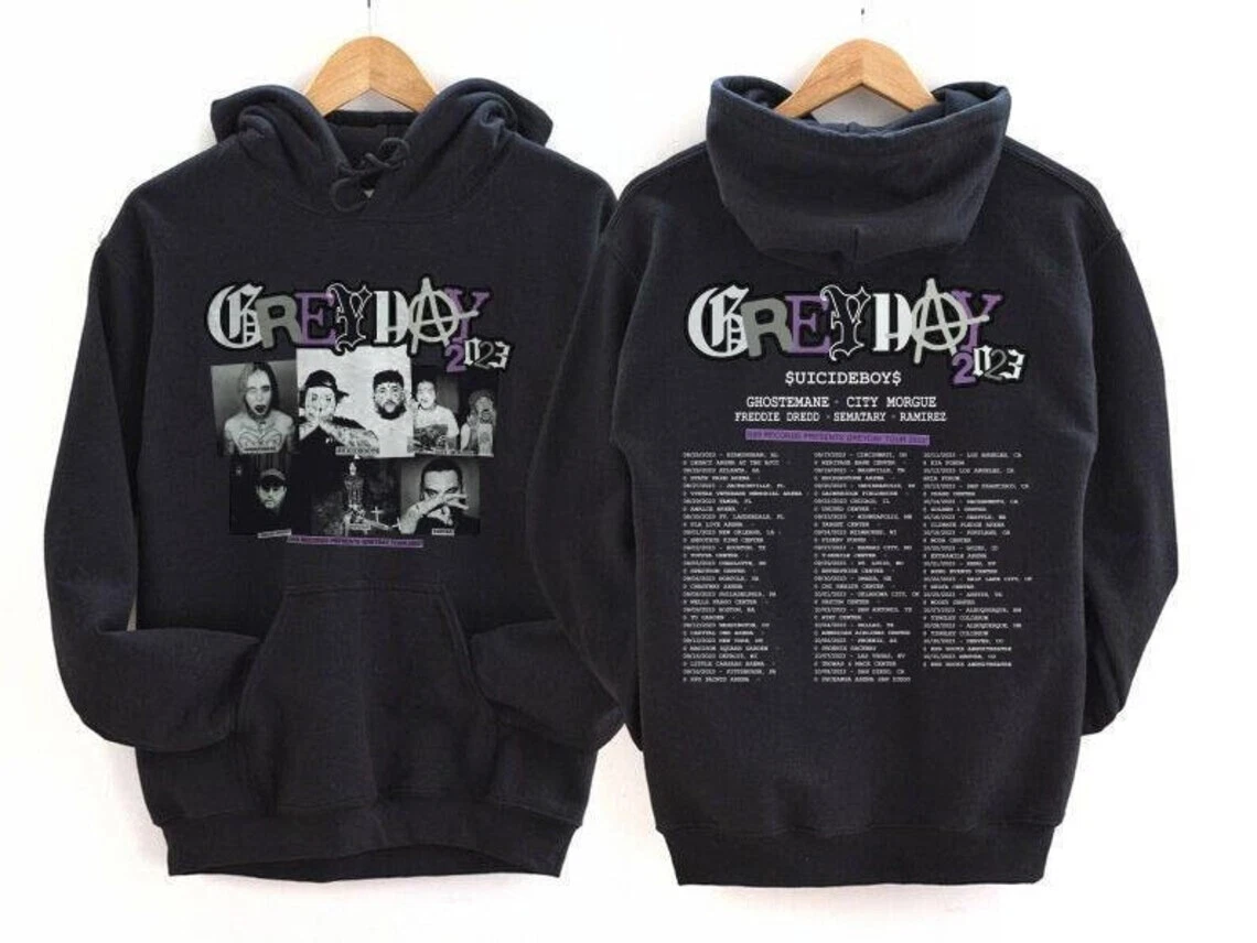 2-sides grey day tour suicideboys unisex hoodie gift for men women all size