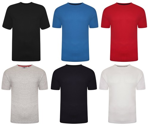 Herren 6er & 2er Pack T-Shirt Cargobay Uni Rundhals Baumwolle Tee Shirt Top - Bild 8 von 10