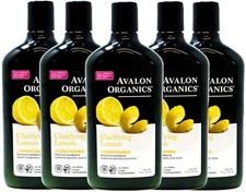 Avalon Organics Clarifying Lemon Conditioner, 11 oz - 5 Pack