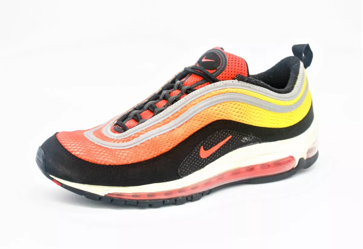 Nike Air Max 97 EM Sunset Orange Yellow Sneakers 9 554716 887 |