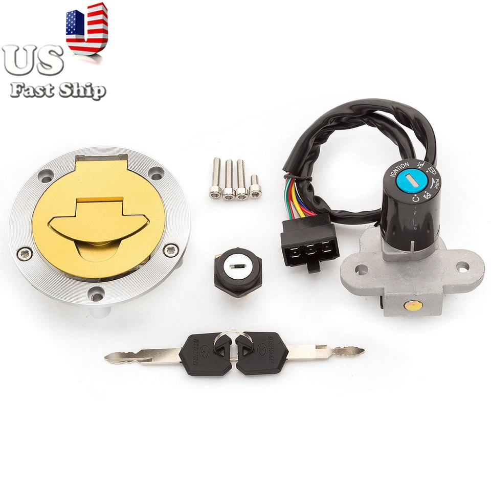 Ignition Switch Gas Cap Seat Lock Set w/2 key For M900 1999-2004 Cagiva mito125 - Image 2 of 4