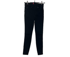 Spanx Jeans Womens XS Black Actual 26X27 Skinny Ankle Pull On Jegging Stretch