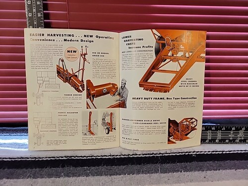 Allis Chalmers New Model 90 All-Crop Harvester Brochure - Picture 4 of 5