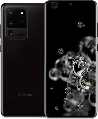 美品 au Samsung Galaxy S20 Ultra 5G ブラック Samsung Galaxy S20 Ultra 5G 128GB 12GB RAM Black SM-G988U Unlocked