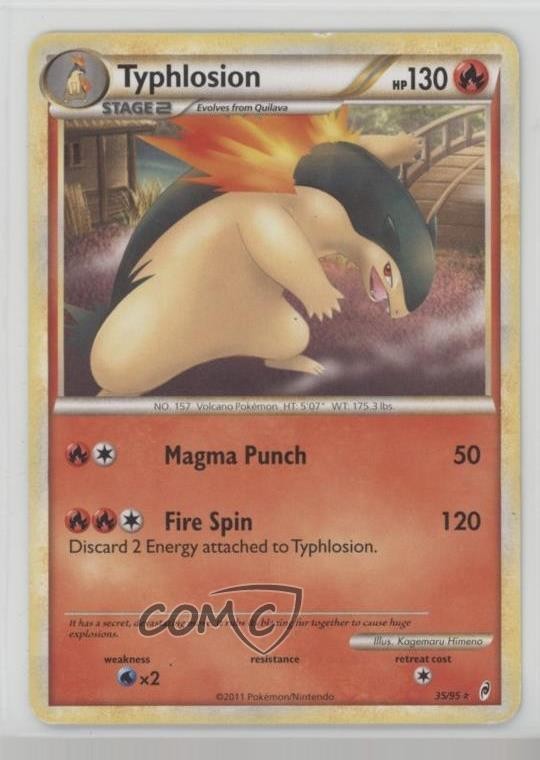 Typhlosion Pokemon HeartGold & SoulSilver Call of Legends #35