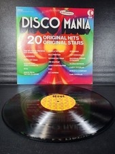 DISCO MANIA ~ 20 ORIGINAL HITS / STARS ~ LP K-TEL I1975 ~ Great Shape