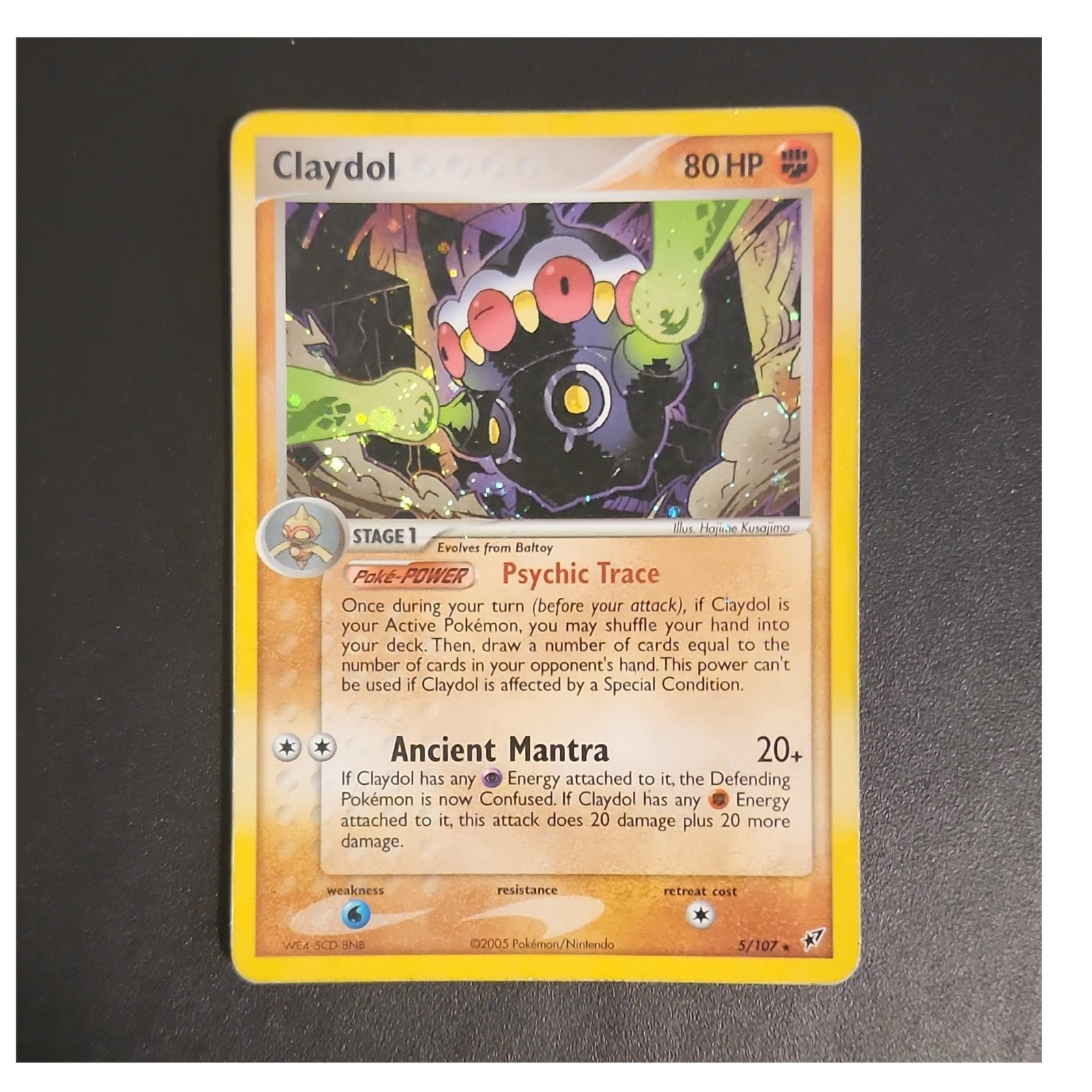 Claydol #5/107 Deoxys Holo Rare Eng 80HP Stage 1 Pokemon TCG