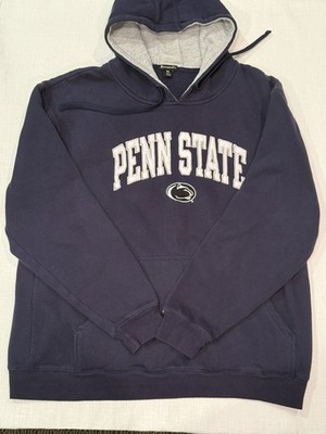 Penn State Hoodie Men XL Blue Champion NCAA Nittany Lions Center Logo Arch