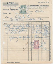 1960 ISTANBUL GREEK RUM CHOCOLATE FACTORY: DOLCINYADIS & ZIMBIRIKAKIS to GLORYA