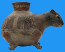 Museum Replica of a Pre Columbian Chorotega Rodent Artifact From Costa Rica 004