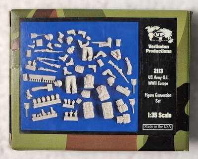 Verlinden 1/35 Figure Conversion Parts : US Army Soldiers G.I. Europe WWII 2113