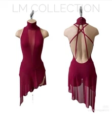 ice figure skating competition dress Gymnastics costume dance Dress dyeing