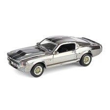 Greenlight 164 1967 Ford Mustang Eleanor Silver Chrome Edition Glt30558