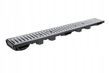 LINEARE ENTW&Auml;SSERUNG Rinne A15, Metallrost H55