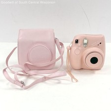 Fujifilm Instax Mini 7S Instant Film Camera with Case Strap Pastel Pink