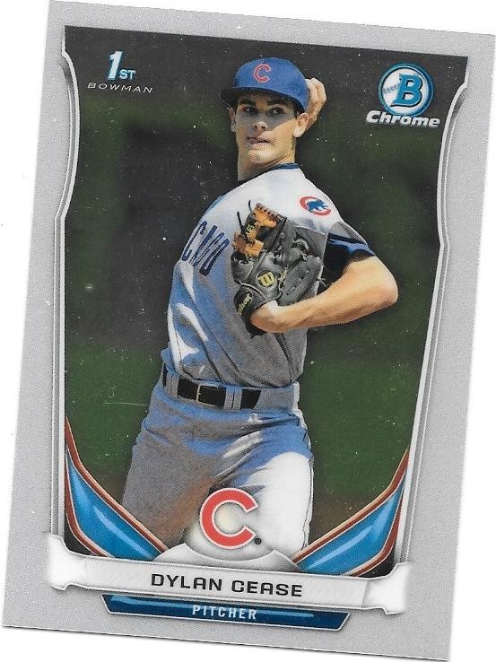 Dylan Cease 2014 Bowman Chrome Draft 1st Bowman #CDP79 Chicago Cubs