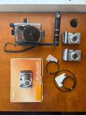 2 Canon PowerShot A620 Cameras with Ikelite under water housing and new seals