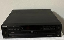 Lecteur Compact Disc Sony CDP-C215 CD Changer 5 ; pour pièces/réparation