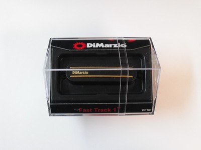 DiMarzio Fast Track 1 Single Coil Pick-up W/Gold Rails & Gold Logo DP 181