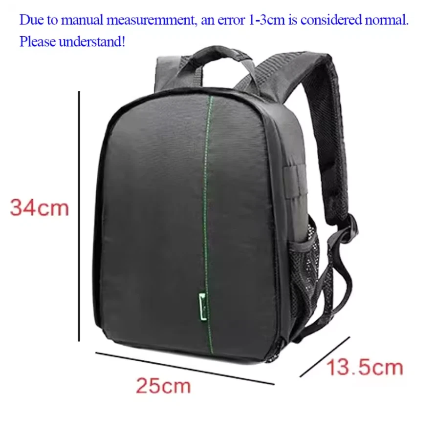 Mochila para cámara Bolso de hombro Estuche para Canon Nikon Sony DSLR Digital Impermeable Foto 2 de 3