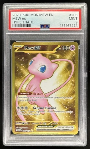 2023 Pokemon SV 151 Mew ex Hyper Rare #205/165 PSA 9
