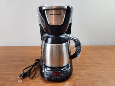 Black & Decker 8 Cup Programmable Coffee Maker w/ Thermal Carafe ~ DE790B |  eBay