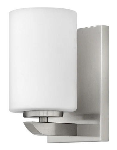 Hinkley Lighting 55020 Nickel 1-Light Bathroom Sconce From The Kyra Collection - Picture 1 of 5