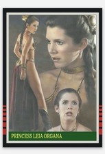 PRINCESS LEIA Custom Trading Card Art Slave Leia Outfit Collage Star Wars