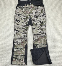 Under Armour Stealth Storm Coldgear Camo Pants Mens 36/34 Realtree Fleece Loose